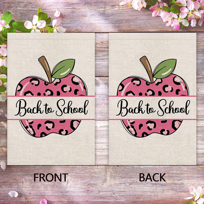 Back To School Pink Leopard Flag Gift For Student Back To School Gift Ideas