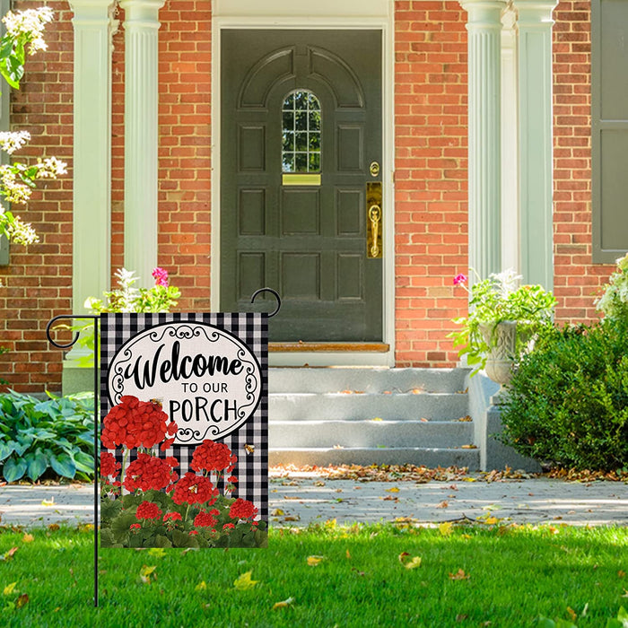 Welcome To Our Porch Flag Gift For Student Back To School Gift Ideas