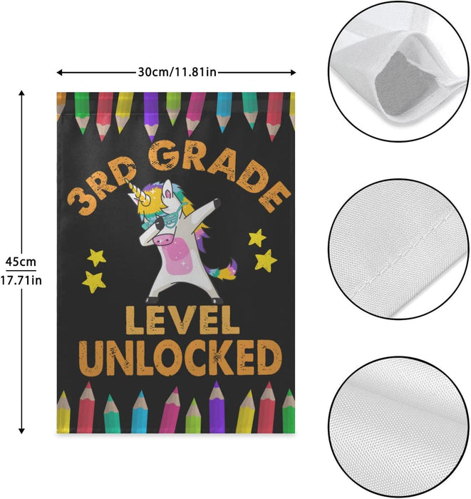 Unicorn Welcome Back To School Flag Gift For Student Back To School Gift Ideas