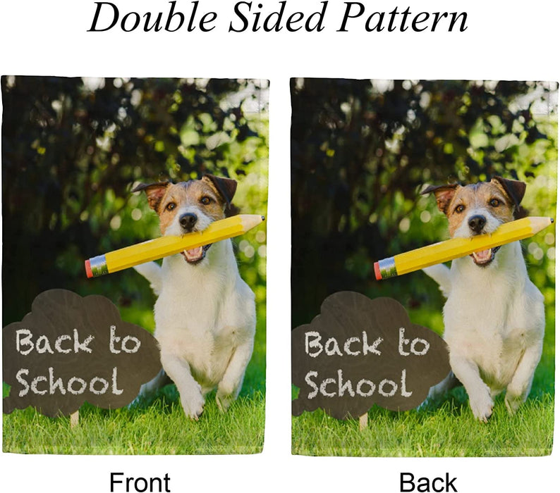 Back To School Funny Dog Flag Gift For Student Back To School Gift Ideas