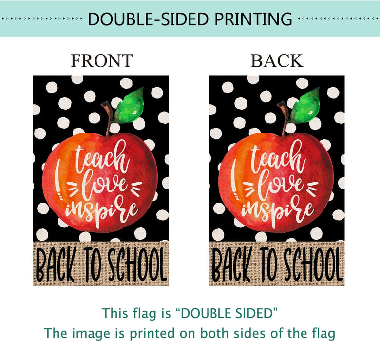 Teach Love Inspire Flag Gift For Student Back To School Gift Ideas