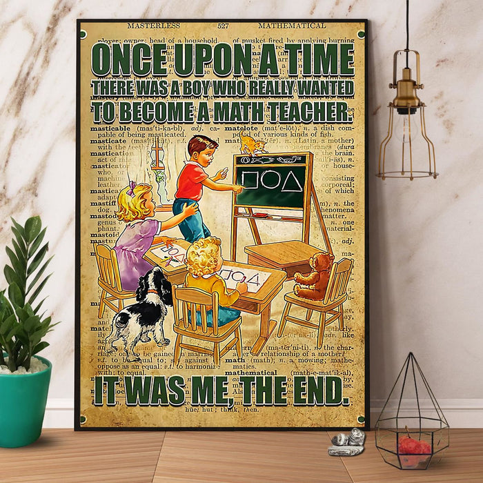 There Was A Boy Canvas Gift For Teacher Back To School Gift Ideas