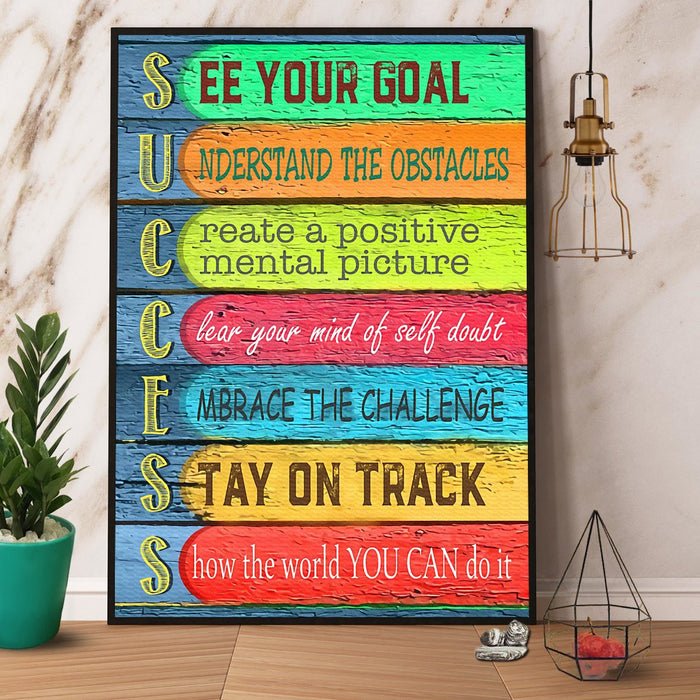 See Your Goal Canvas Gift For Teacher Back To School Gift Ideas