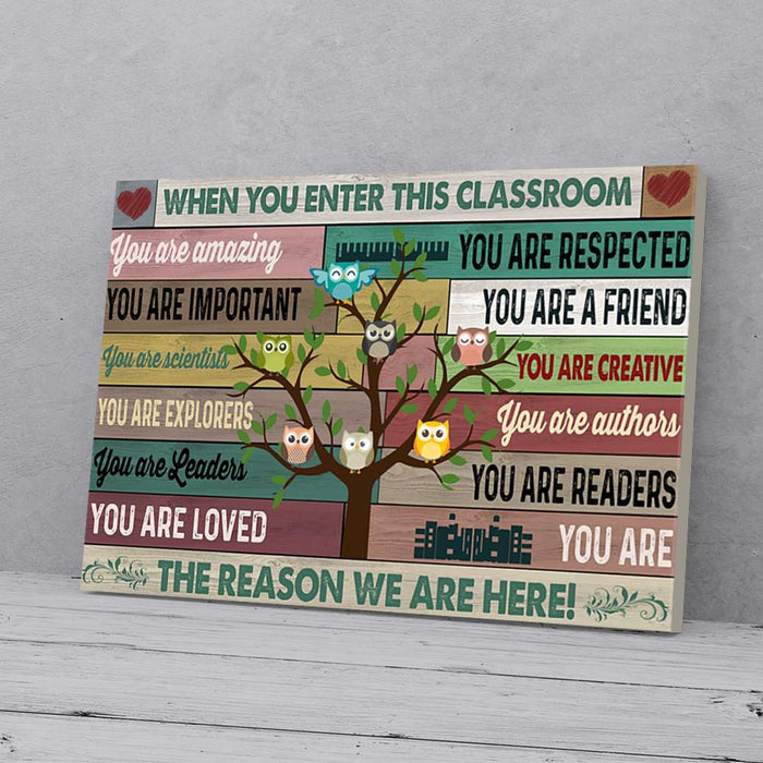 You Are Leaders You Are Loved Canvas Gift For Teacher Back To School Gift Ideas