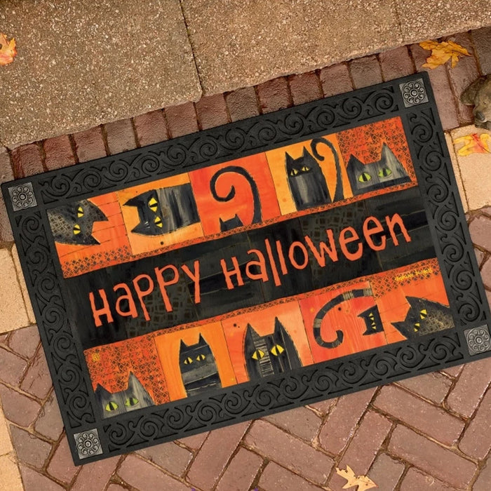Black Cat Doormat Halloween Gift Ideas