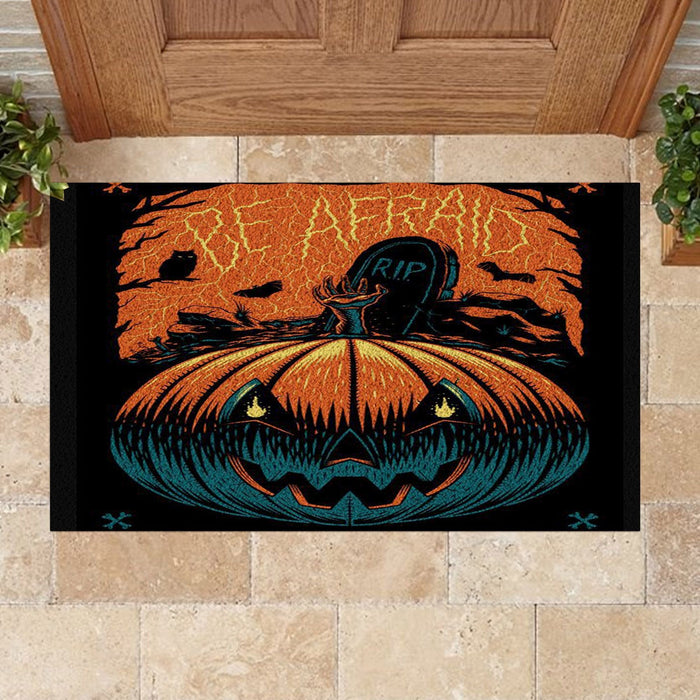 Pumpkin Be Afraid Doormat Halloween Gift Ideas