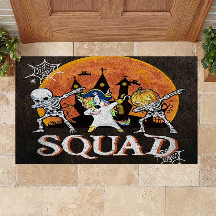 Skeleton Squad Doormat Halloween Gift Ideas