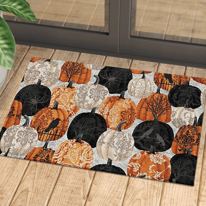 Colorful Pumkin Doormat Halloween Gift Ideas