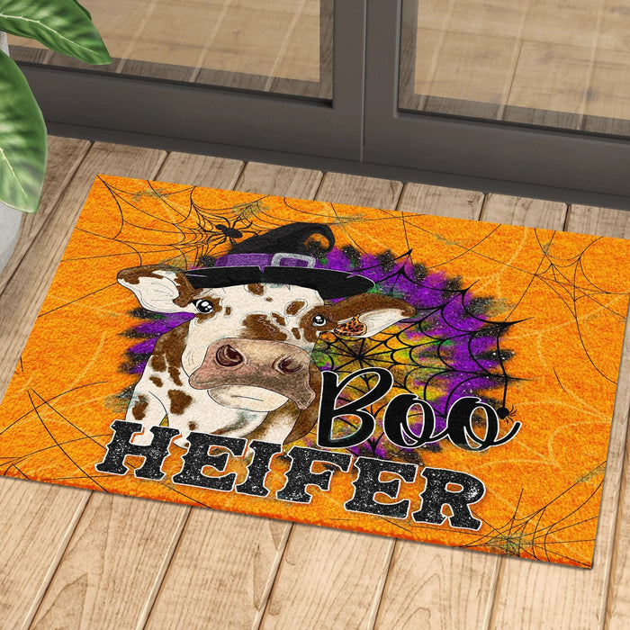 Cow Halloween Witch Doormat Halloween Gift Ideas