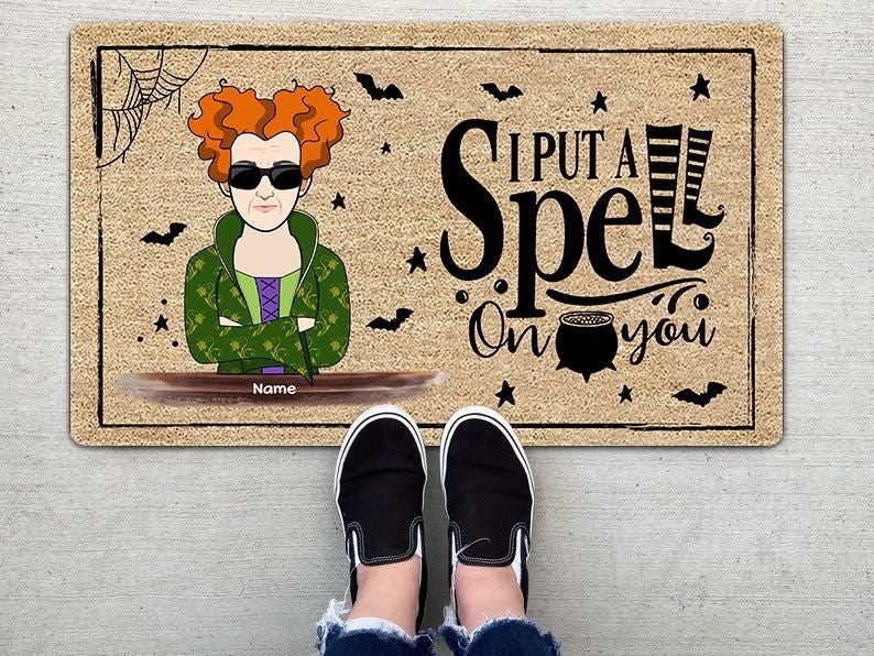 I Put A Spell On You Doormat Halloween Gift Ideas