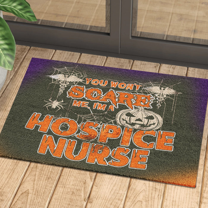 You Won'T Scare Me I'M A Nurse Doormat Halloween Gift Ideas