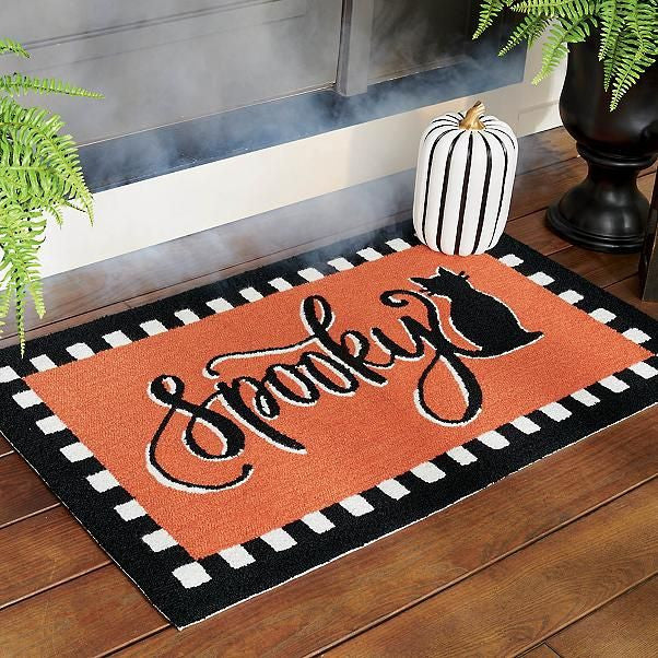 Spoky Cat Doormat Halloween Gift Ideas