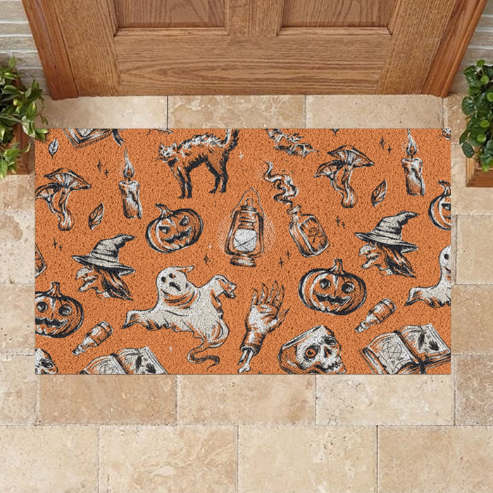 Ghost Halloween Witch Pumpkin Doormat Halloween Gift Ideas