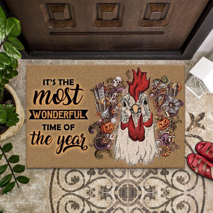 It'S The Most Wonderful Time Of The Year Doormat Halloween Gift Ideas