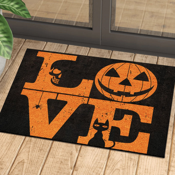 Love Pumkin Doormat Halloween Gift Ideas