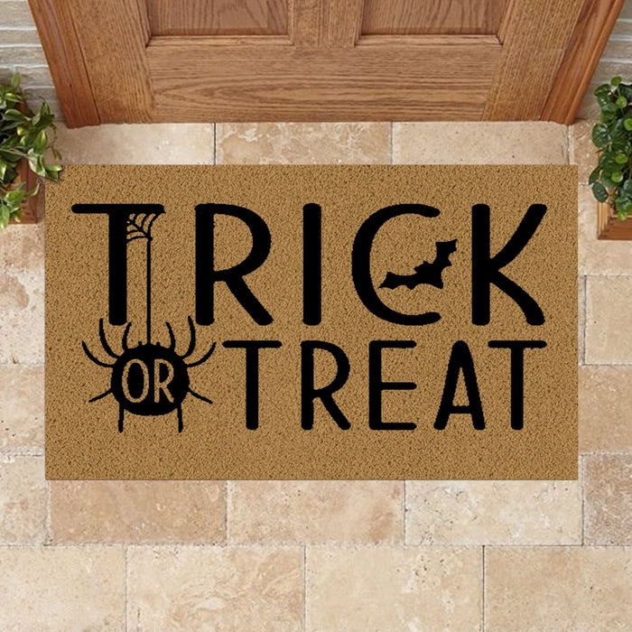 Trick Or Treat Spider Web Doormat Halloween Gift Ideas