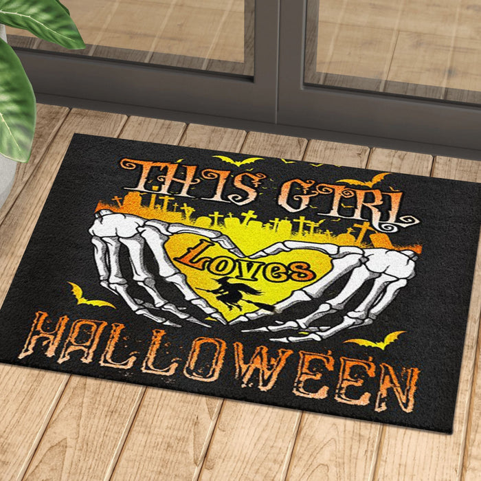 This Girl Loves Doormat Halloween Gift Ideas