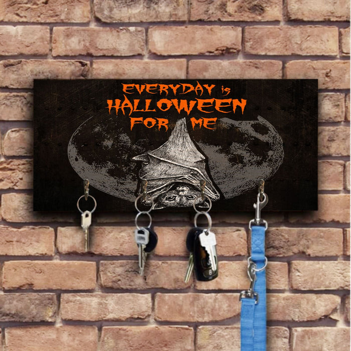 Everyday Is Halloween For Me Wooden Key Hook Key Holder Halloween Gift Ideas