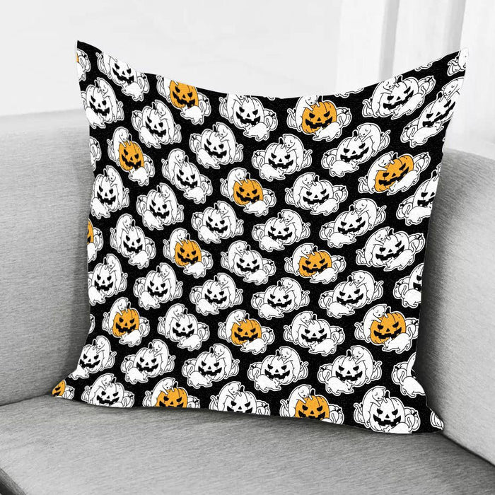 Pumpkin And Cute Cat Pillow Halloween Gift Ideas