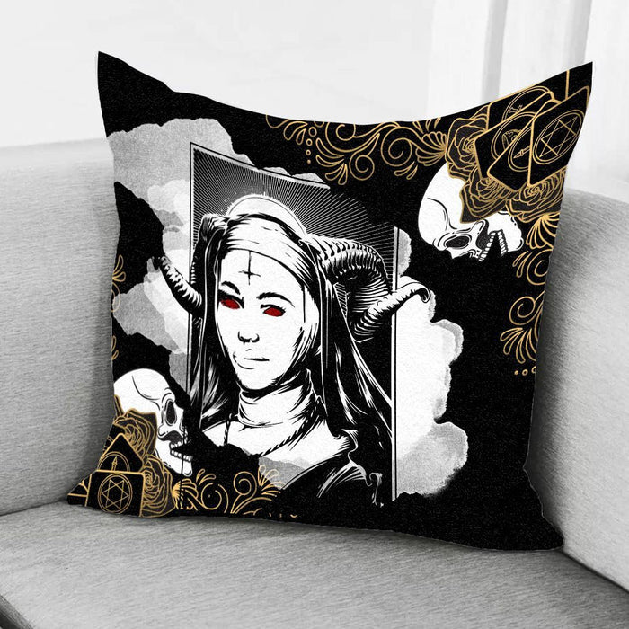 Evil Nun Pillow Halloween Gift Ideas