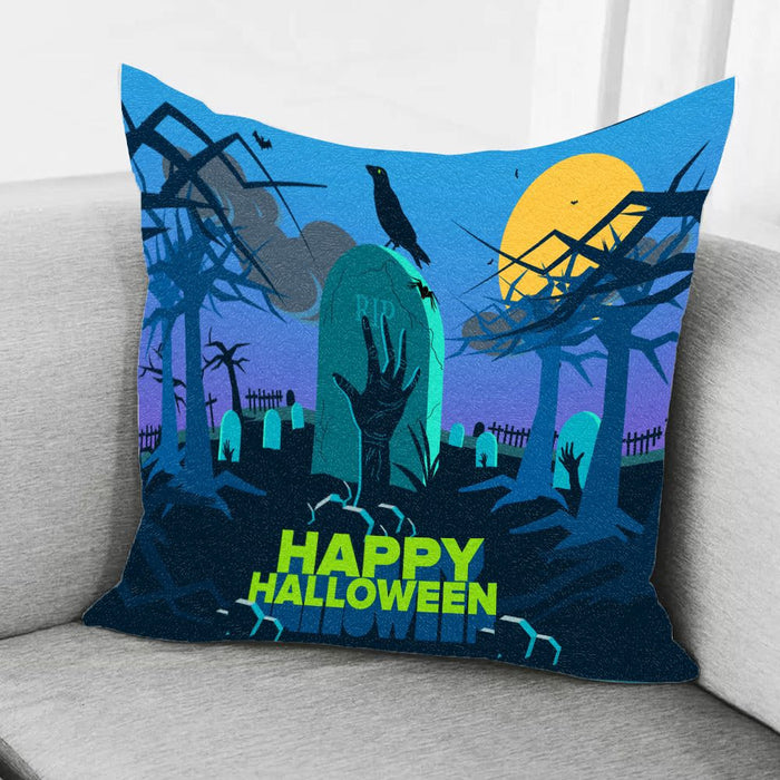 Cemetery Pillow Halloween Gift Ideas