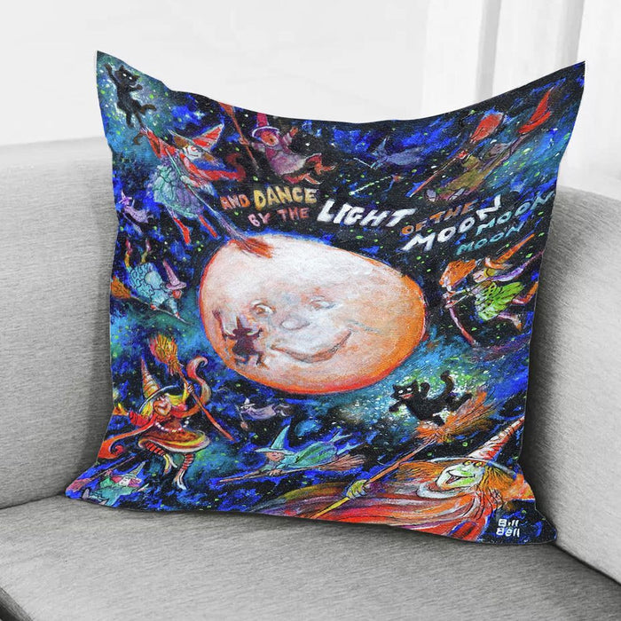 Dance By The Light Of The Moon Pillow Halloween Gift Ideas
