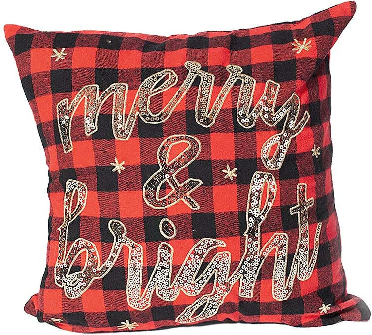 Merry And Bright Pillow Christmas Gift Ideas