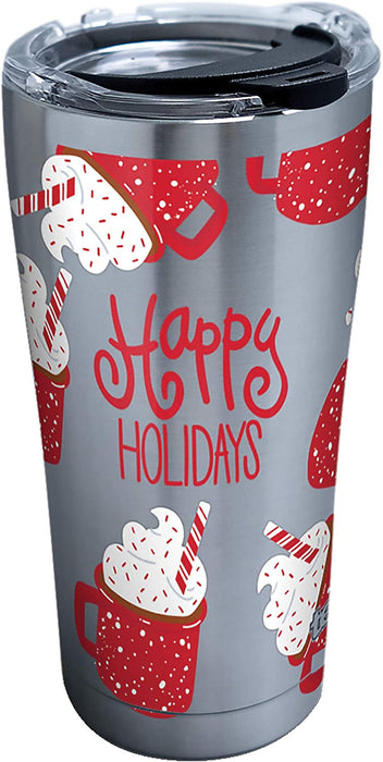 Happy  Holidays Christmas Drink Tumbler Christmas Gift Ideas
