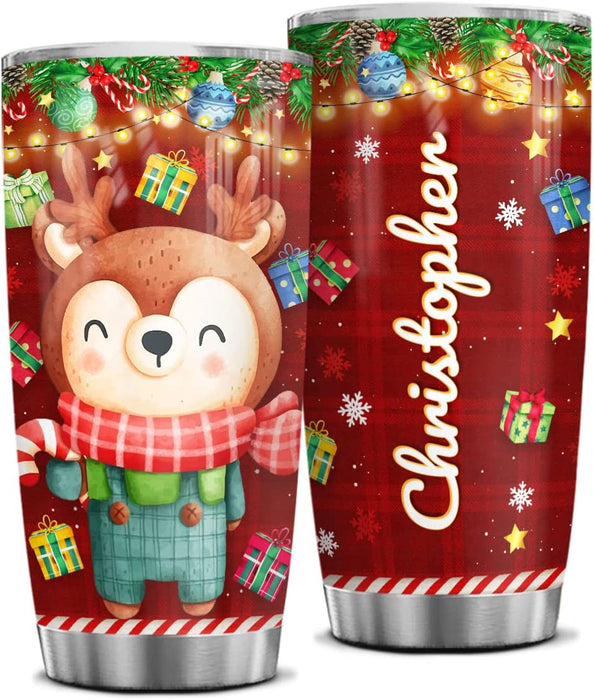 Reindeer Christmas And Gift Tumbler Christmas Gift Ideas