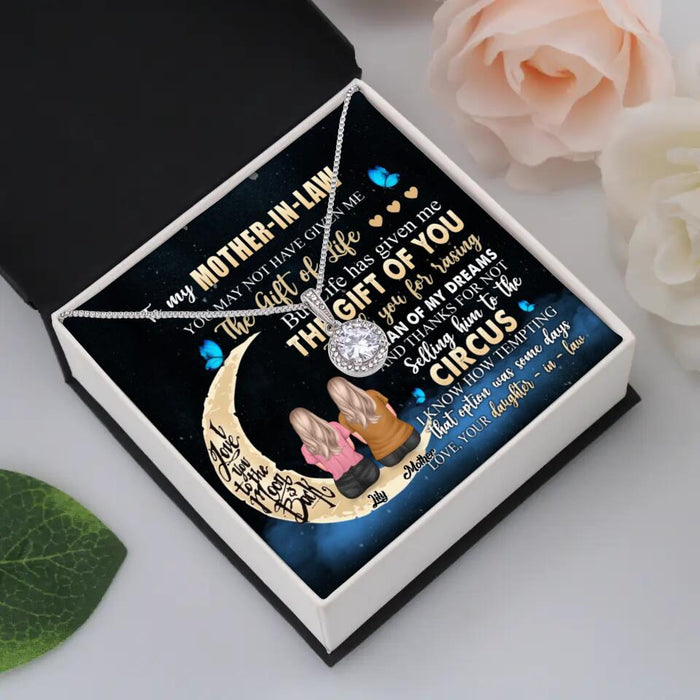 Mother In Law You Mean Way Too Much For Me - Mother's Day Gift - Personalized Eternal Hope Necklace
