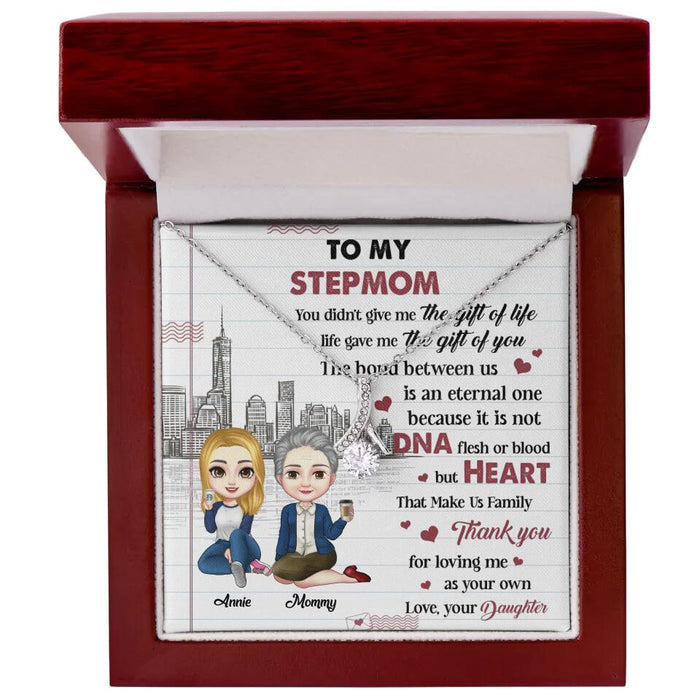 Family The Bond Between Us Is An Eternal One - Gift for Mother Personalized  Alluring Beauty Necklace