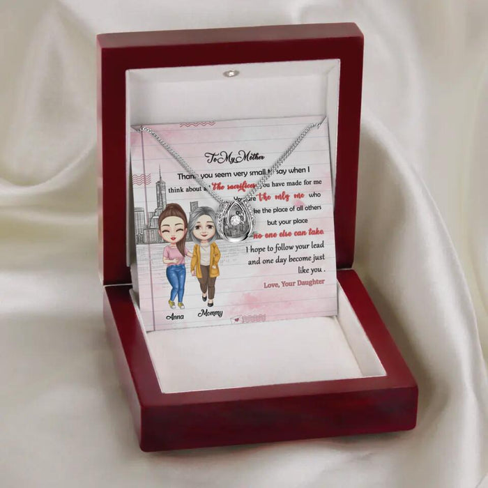 You Are The Only One Mom - Mother's Day Gift - Personalized Lucky In Love Necklace