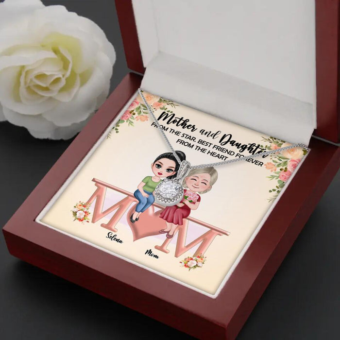 Mother And Daughter Best Friends Forever- Mother's Day Gift Personalized Eternal Hope Necklace