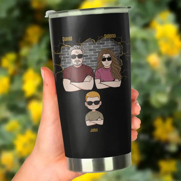 There Is No One Else I Would Rather Raise The Kid With - Family Gifts, Couple Gifts, Gift For Father's Day - Personalized Tumbler