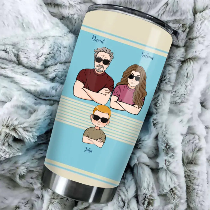 Dear Dad, Great Job We're Awesome - Dad Gifts, Gifts For Father's Day - Personalized Tumbler