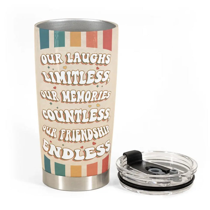 Besties Forever - Gift For Friends, Sisters - Personalized Tumbler