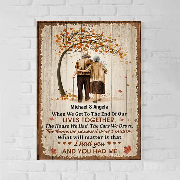 You Had Me - Gift For Couple - Personalized Canvas Wall Art