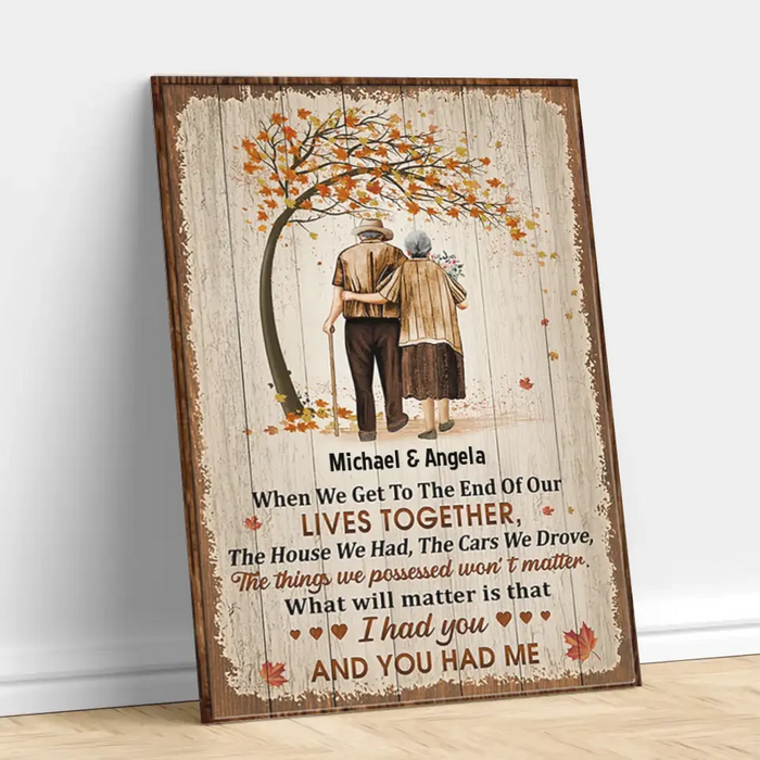 You Had Me - Gift For Couple - Personalized Canvas Wall Art