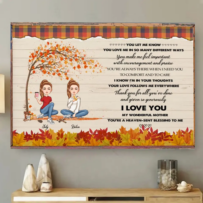 You Love Me In So Many Different Ways - Personalized Canvas - Gift For Couples