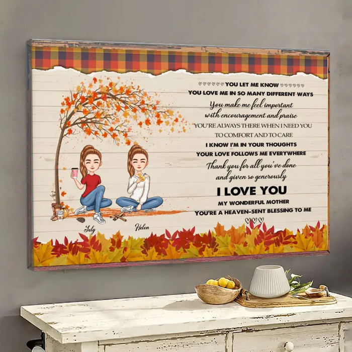 You Love Me In So Many Different Ways - Personalized Canvas - Gift For Couples