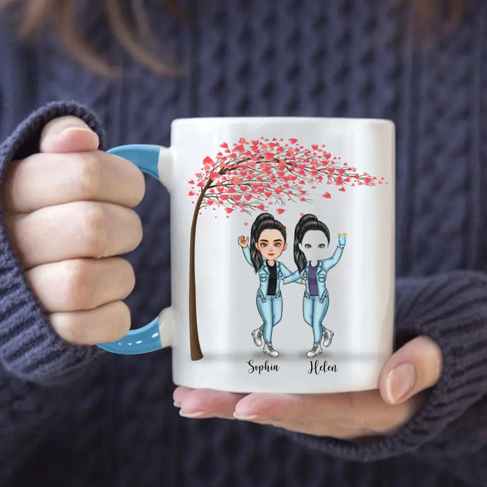 You And I Are Sisters - Personalized Mug - Gift For Friends, Sisters