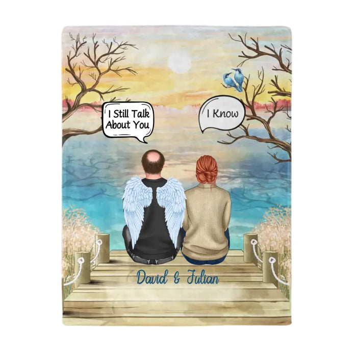 Still Talk About You - Personalized Blanket - Memorial Gift