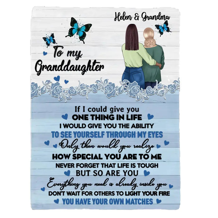 How Special You Are To Me - Personalized Fleece Blanket - Gift For Grandma