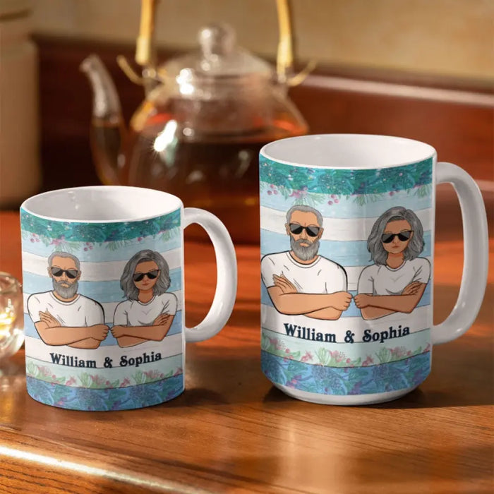 I Never Dreamed I'd End Up Husband Wife - Personalized Mug - Couple Gift