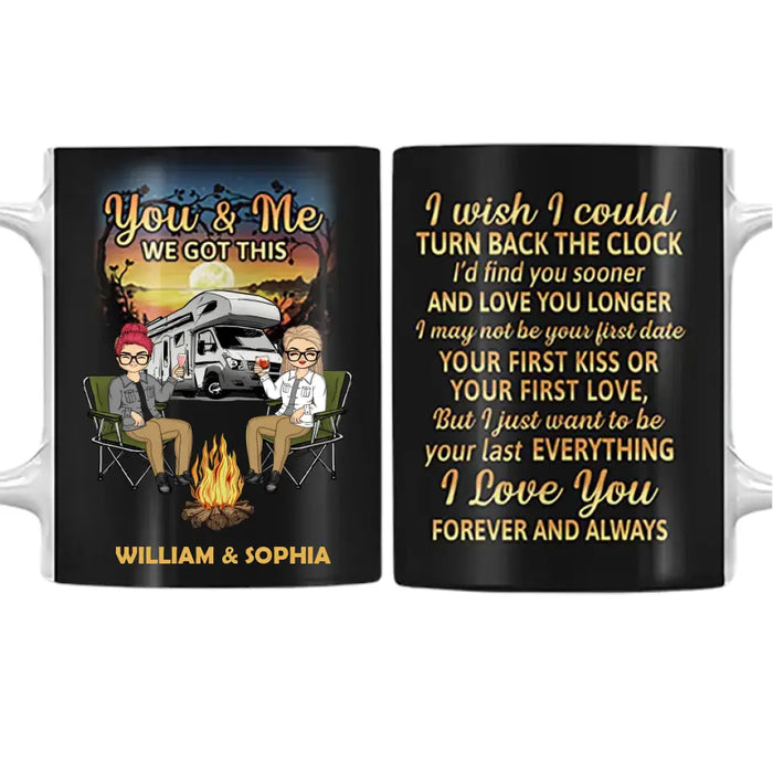 I Wish I Could Turn Back - Personalized Mug - Gift For Friends, Couples