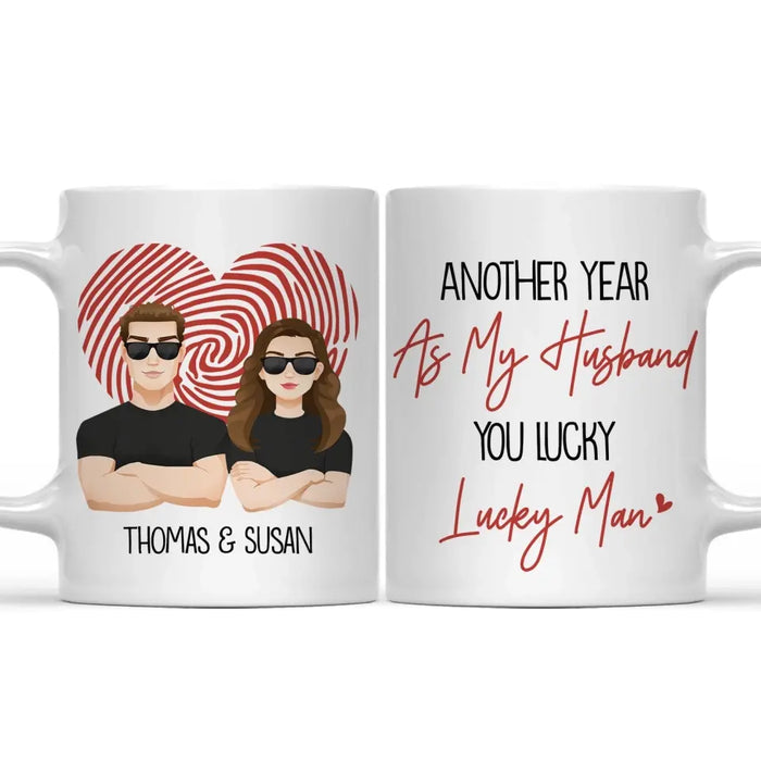 Another Year As My Husband - Personalized Mug - Gift For Couples