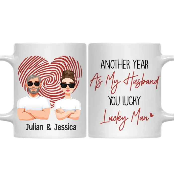 Another Year As My Husband - Personalized Mug - Gift For Couples
