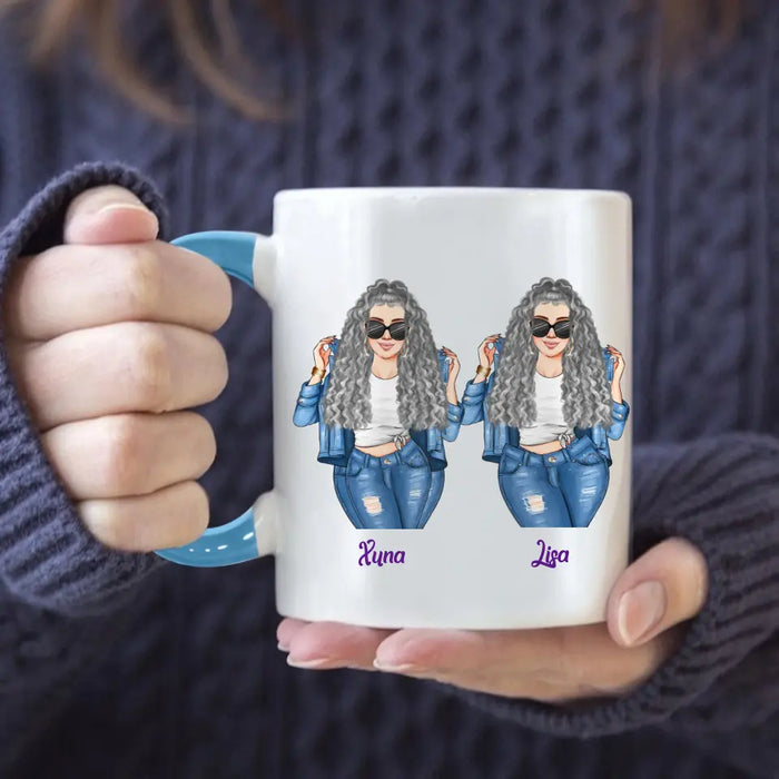 Always My Sister Forever My Friend - Personalized Mug - Gift For Best Friends