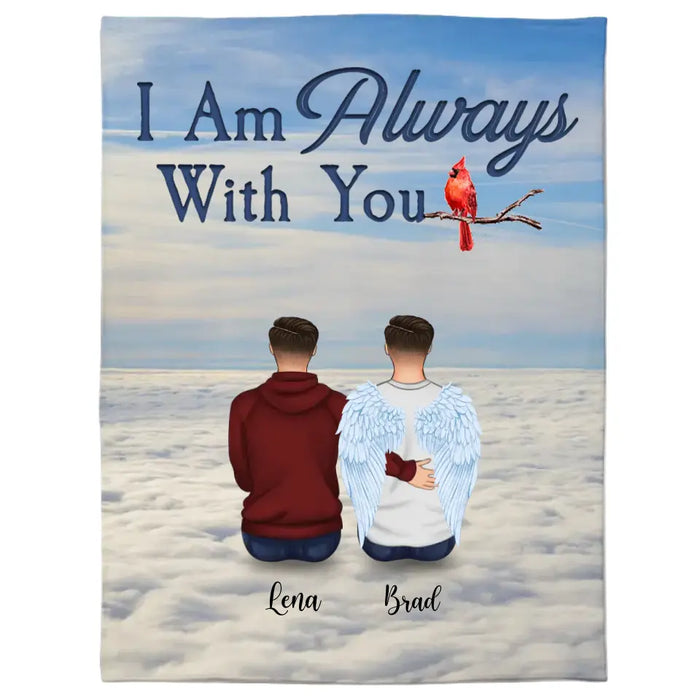 I Am Always With You - Personalized Fleece Blanket - Gift For Family