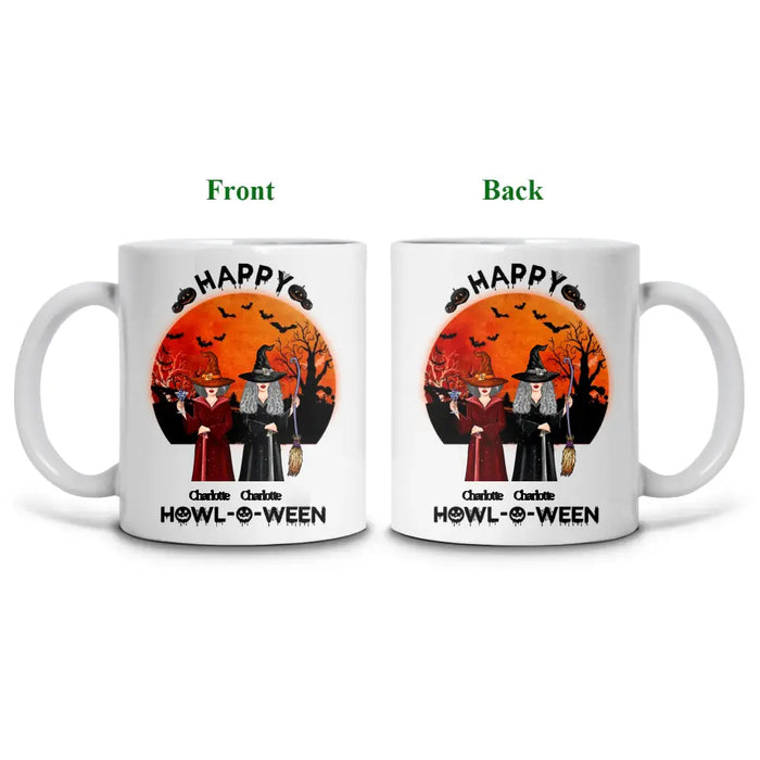 Happy Howl-O-Ween - Personalized Mug - Gift For Halloween